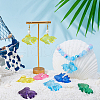 SUNNYCLUE 36Pcs 6 Colors Transparent Acrylic Pendants MACR-SC0001-64-4