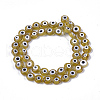 Handmade Evil Eye Lampwork Beads Strands LAMP-S191-02B-07-1