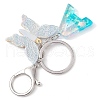 Butterfly Shape Resin & Acrylic Keychain KEYC-JKC01067-6