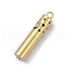 Ion Plating(IP) Openable 304 Stainless Steel Perfume Bottle Pendants STAS-D097-11G-2