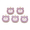 Alloy Enamel Pendants ENAM-N054-74B-1