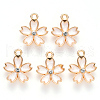 Alloy Enamel Pendants X-ENAM-S121-052B-2