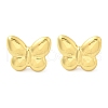 Butterfly 304 Stainless Steel Stud Earrings EJEW-A125-55G-4