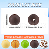 SUNNYCLUE 50Pcs 5 Styles Food Grade Eco-Friendly Silicone Beads SIL-SC0002-12-2
