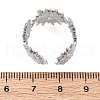 304 Stainless Steel Cuff Rings RJEW-D306-27P-04-3