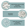 Unicraftale DIY Flat Round Stud Earrings Making Kit DIY-UN0002-93-6