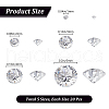 Beebeecraft 100Pcs 5 Styles Diamond Shape Grade AAA Cubic Zirconia Cabochons ZIRC-BBC0002-98-2