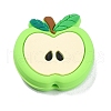 Apple Food Grade Eco-Friendly Silicone Beads SIL-B001-02B-2