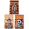 50Pcs Rectangle Halloween Candy Plastic Bags ABAG-U001-01G-1