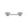 316L Surgical Stainless Steel Nipple Rings WGD1062-04-1