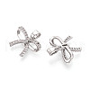Brass Micro Pave Cubic Zirconia Pendants KK-N264-04P-2