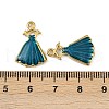 304 Stainless Steel Enamel Pendants STAS-Z140-10G-3