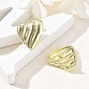 Brass Stud Earrings for Women EJEW-U035-03G-3