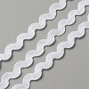 6 Yards 6 Colors Polyester Wavy Fringe Trim Ribbon OCOR-WH0080-44D-2