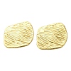 Ion Plating(IP) 304 Stainless Steel Nuggets Stud Earrings EJEW-I312-01G-2