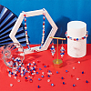   Independence Day Glass Beads Sets DIY-PH0023-63-5