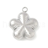 304 Stainless Steel Pendants STAS-R162-02P-01-1