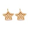 Brass Stud Earrings EJEW-D288-14G-2