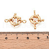Brass Spring Ring Clasps KK-G528-03G-3
