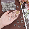 UNICRAFTALE 80Pcs Tibetan Style Alloy Pendants TIBE-UN0015-95-4