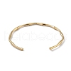 Ion Plating(IP) 304 Stainless Steel Cuff Bangles for Women BJEW-Z078-05G-3
