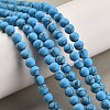 Synthetic Turquoise Beads Strands G-P387-01-6mm-01-2