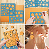 2Pcs 2 Style Acrylic Earring Handwork Template DIY-WH0573-001-3