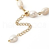 Plum Blossom Flower Glass Link Bracelets Set for Teen Girl Women X1-BJEW-TA00017-6