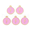 Alloy Enamel Pendants ENAM-S121-184-4