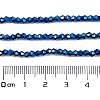 Transparent Electroplate Glass Beads Strands EGLA-A039-T2mm-UA03-4
