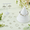SUNNYCLUE 80Pcs 4 Styles Zinc Alloy Bead Frame FIND-SC0008-85-4
