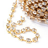 Brass Rhinestone Strass Chains CHC-T002-SS16-01C-2