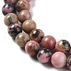 Natural Rhodonite Beads Strands G-Z002-01-6mm-3