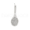 Rack Plating Brass Micro Pave Cubic Zirconia Pendants KK-P269-06P-1