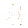 Brass Stud Earring Findings KK-I666-24G-1