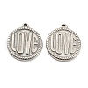 Non-Tarnish 201 Stainless Steel Pendants STAS-G108-02-1