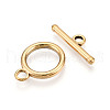Ion Plating(IP) 304 Stainless Steel Toggle Clasps STAS-N109-27G-2