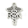 Tibetan Style Alloy Pendants TIBE-I026-5976AS-1