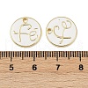 Brass Enamel Charms KK-R224-04G-4