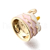 Zinc Alloy Enamel Charms FIND-U029-01G-10-2