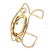 304 Stainless Steel Cuff Bangles for Women BJEW-Z091-05G-01-4