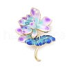 Lotus Enamel Pins JEWB-E041-10G-01-1