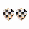 Alloy Enamel Pendants ENAM-S121-176D-RS-2