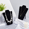 Velvet with Paper Bust Necklace Display Stands NDIS-WH0016-08-5