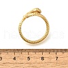 Brass Micro Pave Cubic Zirconia Cuff Rings for Women RJEW-D301-31G-3