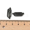 304 Stainless Steel Connector Charms STAS-Q362-09B-3