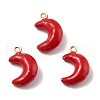 Brass Pendants KK-H002-08A-G-RS-1