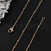 304 Stainless Steel Satellite Chain Necklaces NJEW-L173-012-G-3