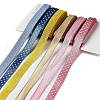 18 Yards 6 Colors Polyester Ribbon SRIB-C001-B08-1