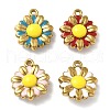 304 Stainless Steel Enamel Pendants STAS-D369-27G-1